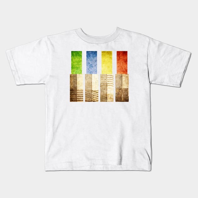 Elemental Stones Kids T-Shirt by AngoldArts